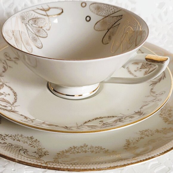 HEINRICH Germany Cup Saucer Plate Mixed Collection Wunsiedel Bavaria Porcelain - Picture 7 of 15